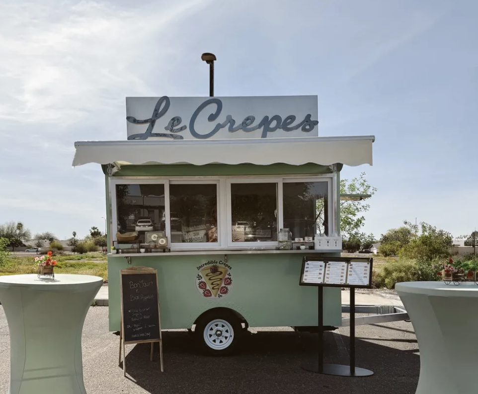 Incredible Crepes food trailer